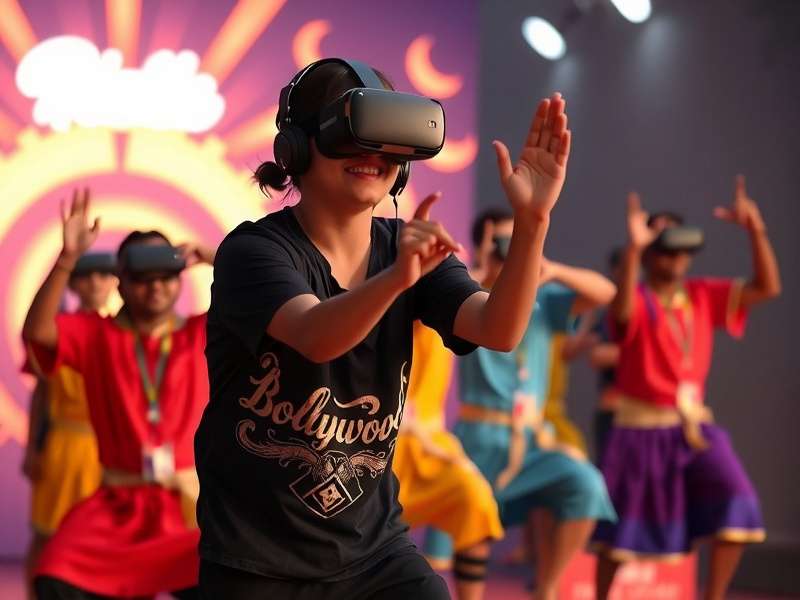 Bollywood VR Rhythms tournament in Mumbai with players competing